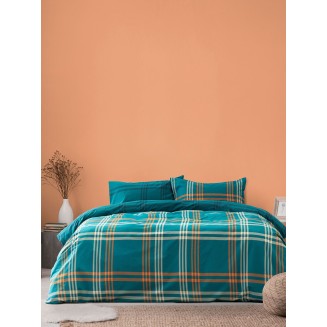 Σεντόνια Σετ Μονά 160x270 Kocoon Nolan Blue