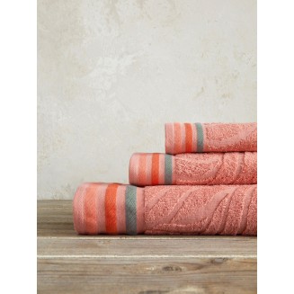 Πετσέτα Μπάνιου 70x140 Nima Home Nanea Dark Pink