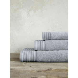 Πετσέτα Προσώπου 50x100 Nima Home Feel Fresh Steel Gray