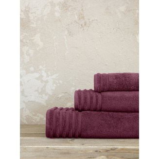 Πετσέτα Προσώπου 50x100 Nima Home Vista Bordeaux