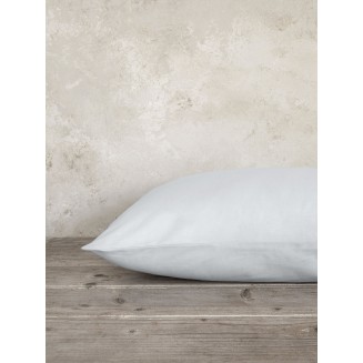 Μαξιλαροθήκες Ύπνου 52x72 Nima Unicolors Shiny Gray Γκρί