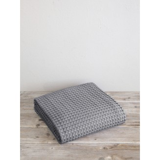 Κουβέρτα Πικέ Υπέρδιπλη 220x240 Nima Home Comfy Medium Gray