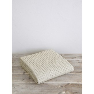 Κουβέρτα Πικέ Μονή 160x240 Nima Home Comfy Light Beige