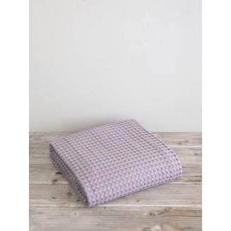 Κουβέρτα Πικέ Υπέρδιπλη 220x240 Nima Home Comfy Warm Lilac