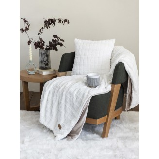 Κουβέρτα καναπέ 130x170 Nima Home Weave Cream