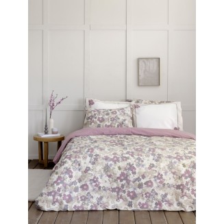 Παπλωματοθήκη Σετ Υπέρδιπλη 220x240 Nima Home Flora