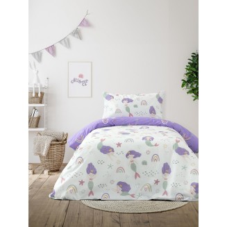 Σεντόνια Σετ Μονά 160x260 Kocoon Mermaid Dream