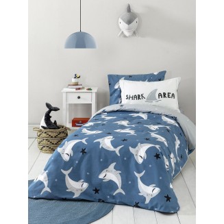 Σεντόνια Σετ Μονά 170x255 Nima Home Shark Area
