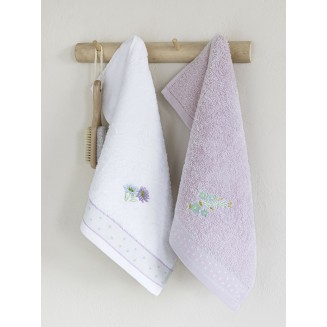 Πετσέτες Σετ 2 Τεμαχίων Nima Home Lavender