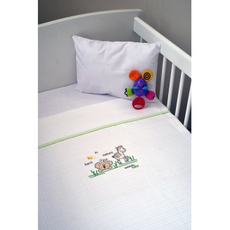 Κουβέρτα Πικέ Αγκαλιάς 80x100 Aslanis Baby Des 504