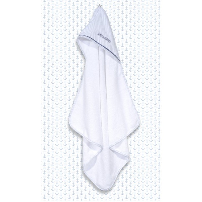 Nautica Des 905 Μπουρνούζι Κάπα Γκρι Ριγέ