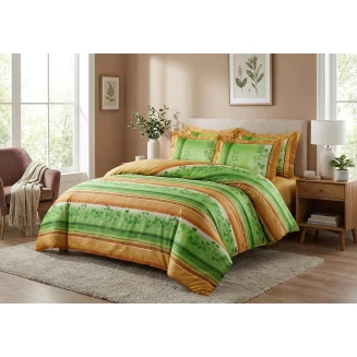 Πάπλωμα (Σετ) Υπέρδιπλο 220x240 NIMA Satin Cotton Rotary 653-1