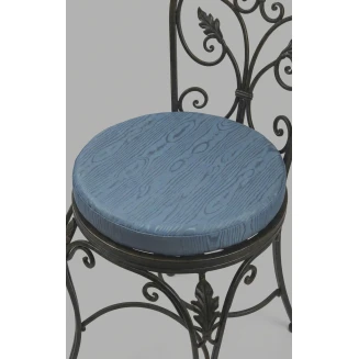 Μαξιλάρι Φερ-Φορζέ Στρογγυλό 42x42x6 Κορμός Μπλέ