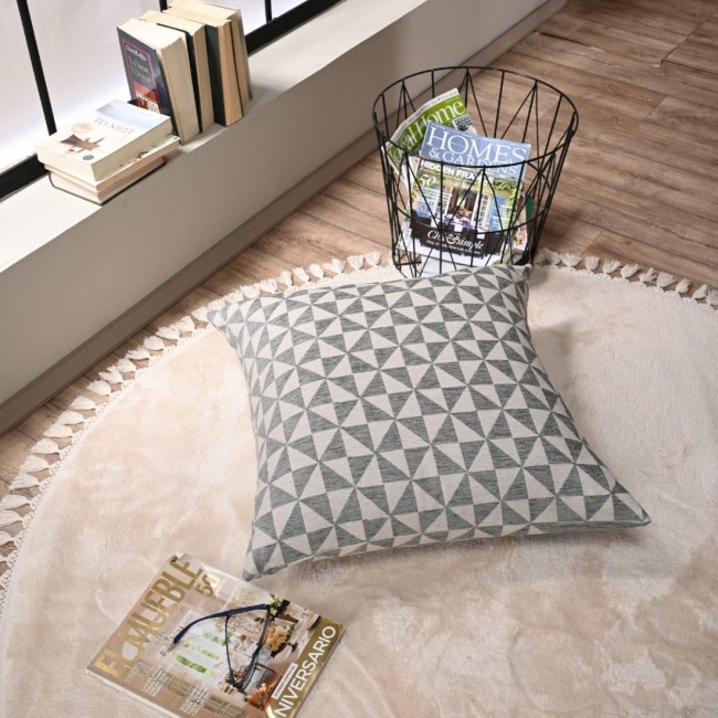 Μαξιλαροθήκη Columbia 04 - 65x65cm δαπέδου με γέμιση