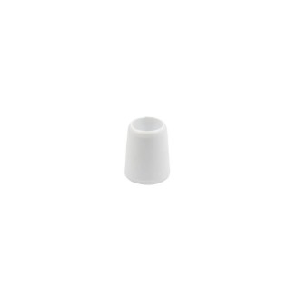 Τάπα Λάστιχο Πέλμα Καρέκλας PVC Φ16 Για Φερ Φορζέ Σετ 10 Λευκό