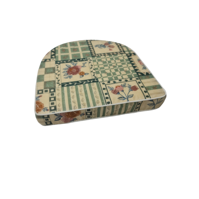 Μαξιλάρι Φερ-Φoρζέ Πέταλο 44x45 Vintange Πράσινο