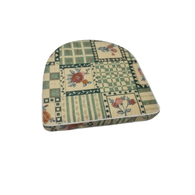 Μαξιλάρι Φερ-Φoρζέ Πέταλο 44x45 Vintange Πράσινο