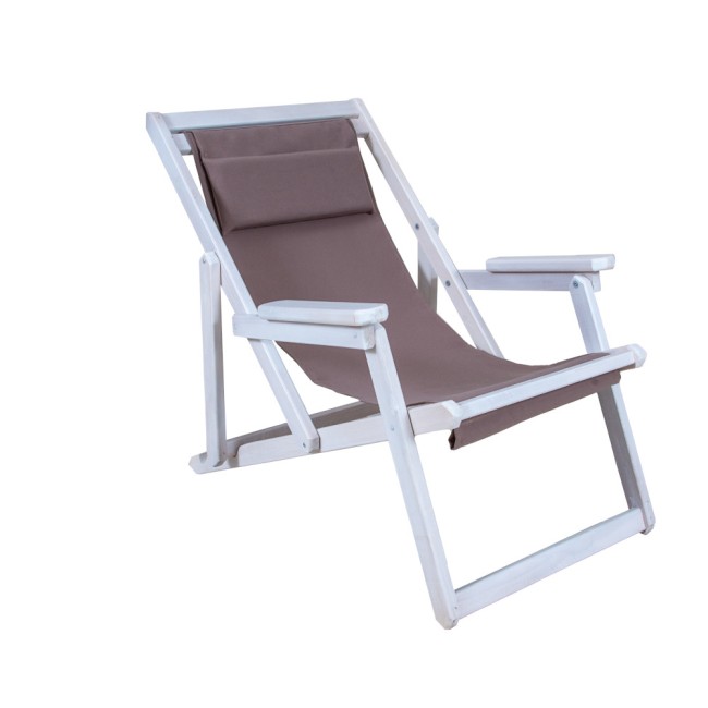 Ανταλλακτικό Πανί Για Καρέκλα Σεζλόνγκ 1.14x42 Με Προσκέφαλο 15x35 PVC 101 Σκούρο Taupe