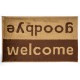Sdim Πατάκι Εισόδου Μοκέτα  Fashion Welcome Brown/Beige 40x67εκ.