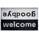 Sdim Πατάκι Εισόδου Μοκέτα  Fashion Welcome Black/Grey 40x67εκ.