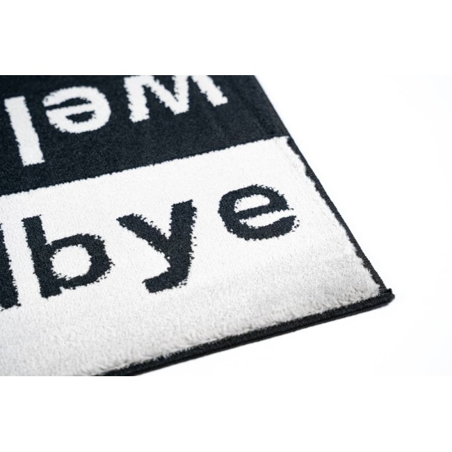 Sdim Πατάκι Εισόδου Μοκέτα  Fashion Welcome Black/Grey 40x67εκ.