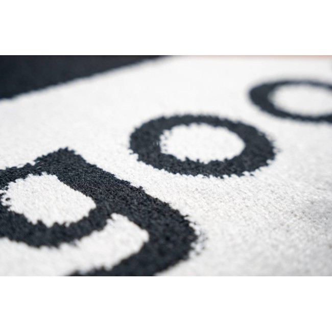 Sdim Πατάκι Εισόδου Μοκέτα  Fashion Welcome Black/Grey 40x67εκ.