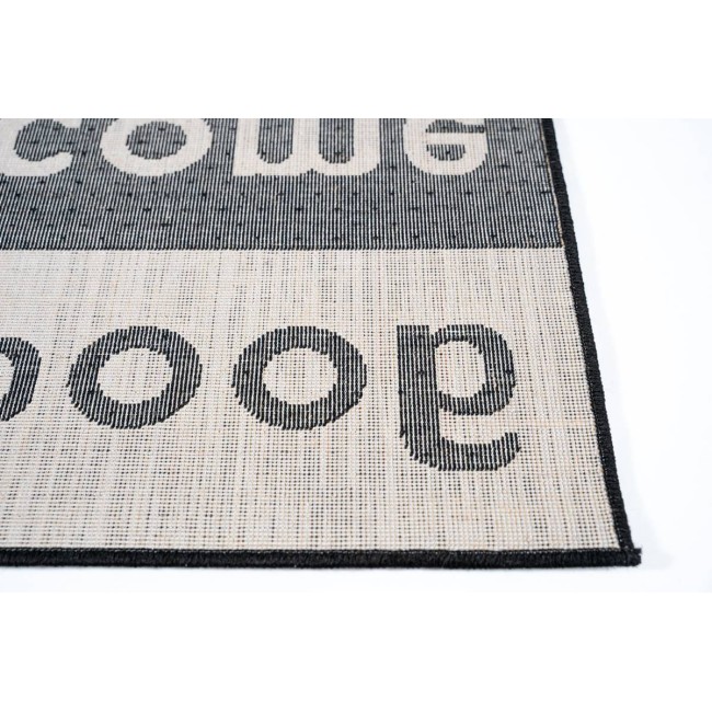 Sdim Πατάκι Εισόδου Μοκέτα  Fashion Welcome Black/Grey 40x67εκ.