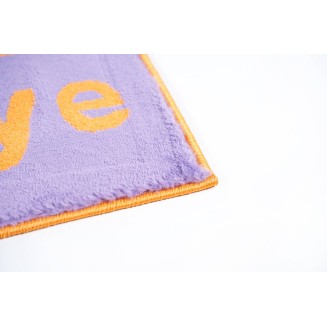 Πατάκι Εισόδου Μοκέτα  Fashion Welcome Purple/Orange 40x67εκ Sdim