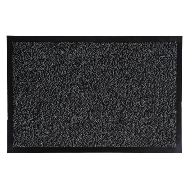 Sdim Πατάκι Εισόδου Μοκέτα με Αντιολισθητικό Υπόστρωμα Paris 004 Anthracite 40x60εκ.