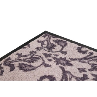 Sdim Πατάκι Εισόδου Μοκέτα με Αντιολισθητικό Υπόστρωμα Soft & design 630 Ornament Grey 55x90εκ. Πάχους 8mm