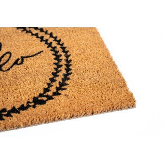 Πατάκι Εισόδου από Κοκοφοίνικα με Αντιολισθητικό Υπόστρωμα E - Coco 002 Hello 40x60εκ Sdim