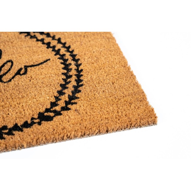 Sdim Πατάκι Εισόδου από Κοκοφοίνικα με Αντιολισθητικό Υπόστρωμα E - Coco 002 Hello 40x60εκ.