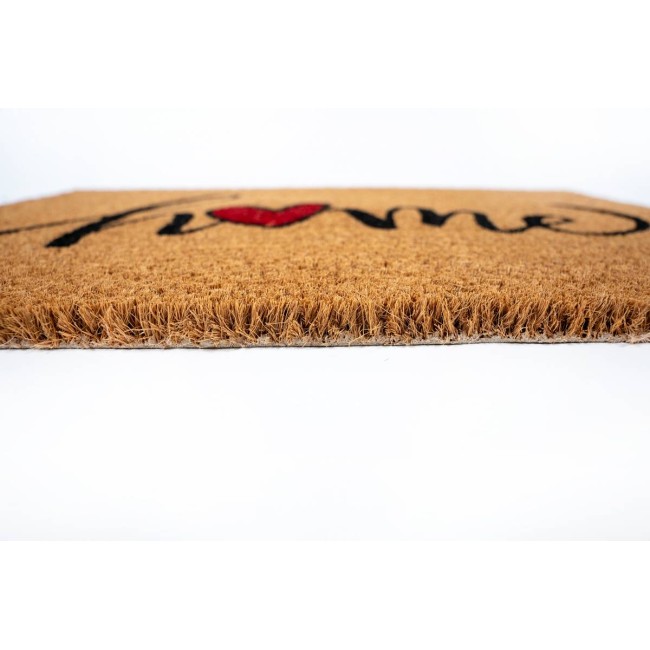 Sdim Πατάκι Εισόδου από Κοκοφοίνικα με Αντιολισθητικό Υπόστρωμα E - Coco 022 Home Heart Red 40x60εκ.