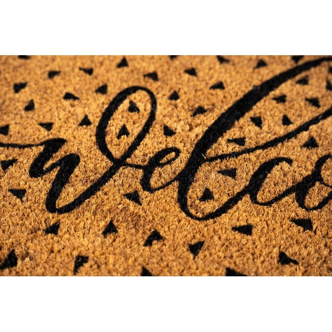 Sdim Πατάκι Εισόδου από Κοκοφοίνικα με Αντιολισθητικό Υπόστρωμα E - Coco 027 Welcome Triangles 40x60εκ.