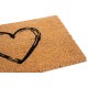 Sdim Πατάκι Εισόδου από Κοκοφοίνικα με Αντιολισθητικό Υπόστρωμα E - Coco 028 Heart 40x60εκ.