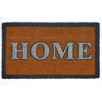 Πατάκι Εισόδου από Κοκοφοίνικα με Αντιολισθητικό Υπόστρωμα Ruco Glitter 004 Home Silver 40x70εκ Sdim