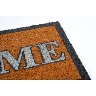 Πατάκι Εισόδου από Κοκοφοίνικα με Αντιολισθητικό Υπόστρωμα Ruco Glitter 004 Home Silver 40x70εκ Sdim