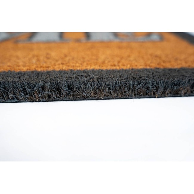 Sdim Πατάκι Εισόδου από Κοκοφοίνικα με Αντιολισθητικό Υπόστρωμα Ruco Glitter 004 Home Silver 40x70εκ.