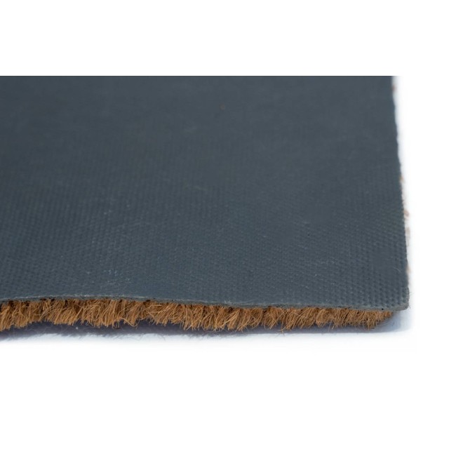 Sdim Πατάκι Εισόδου από Κοκοφοίνικα με Αντιολισθητικό Υπόστρωμα Ruco Glitter 004 Home Silver 40x70εκ.