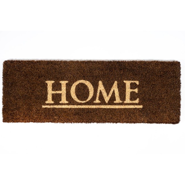 Sdim Πατάκι Εισόδου από Κοκοφοίνικα με Αντιολισθητικό Υπόστρωμα Trend-XS 006 Home Brown 26x75εκ. Πάχους 15mm