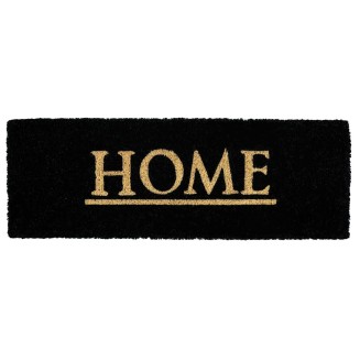 Πατάκι Εισόδου από Κοκοφοίνικα με Αντιολισθητικό Υπόστρωμα Trend-XS  007 Home Black 26x75εκ Πάχους 15mm Sdim