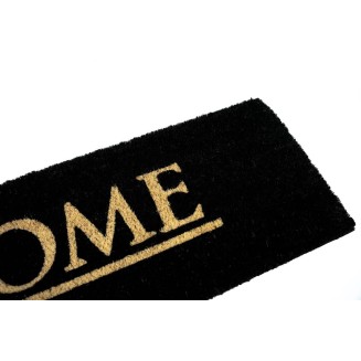 Πατάκι Εισόδου από Κοκοφοίνικα με Αντιολισθητικό Υπόστρωμα Trend-XS  007 Home Black 26x75εκ Πάχους 15mm Sdim