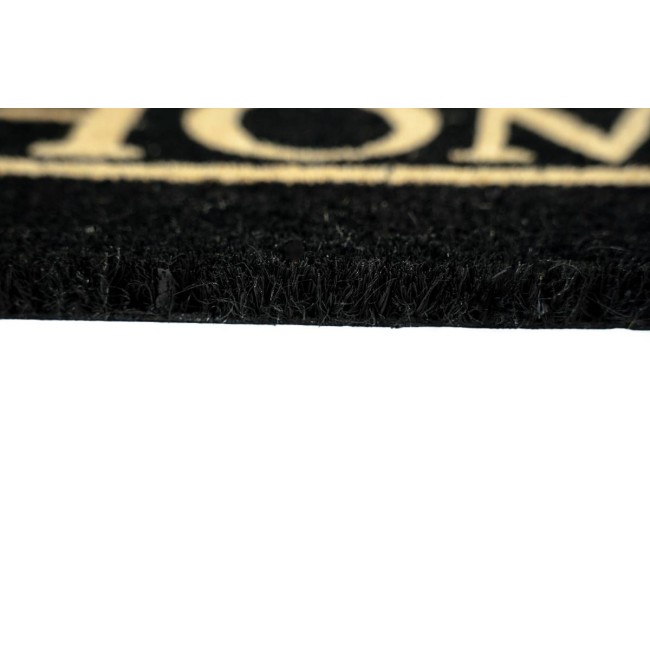 Sdim Πατάκι Εισόδου από Κοκοφοίνικα με Αντιολισθητικό Υπόστρωμα Trend-XS  007 Home Black 26x75εκ. Πάχους 15mm