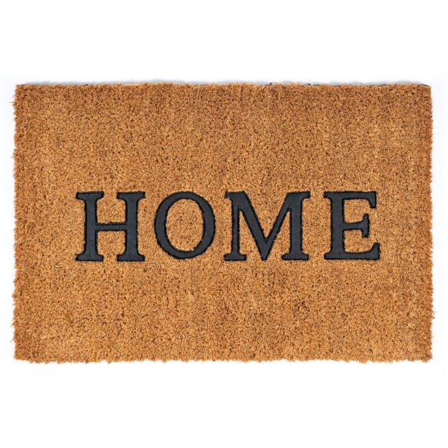 Sdim Πατάκι Εισόδου από Κοκοφοίνικα με Αντιολισθητικό Υπόστρωμα Ruco Embossed Rubber 001 Home 40x60εκ.