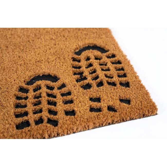 Sdim Πατάκι Εισόδου από Κοκοφοίνικα με Αντιολισθητικό Υπόστρωμα Ruco Embossed Rubber 002 Rubber Foot 40x60εκ.