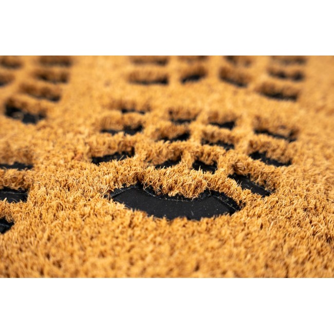 Sdim Πατάκι Εισόδου από Κοκοφοίνικα με Αντιολισθητικό Υπόστρωμα Ruco Embossed Rubber 002 Rubber Foot 40x60εκ.