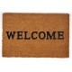 Sdim Πατάκι Εισόδου από Κοκοφοίνικα με Αντιολισθητικό Υπόστρωμα Ruco Embossed Rubber 003 Welcome 40x60εκ.