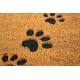 Sdim Πατάκι Εισόδου από Κοκοφοίνικα με Αντιολισθητικό Υπόστρωμα Ruco Embossed Rubber 004 Paws 40x60εκ.