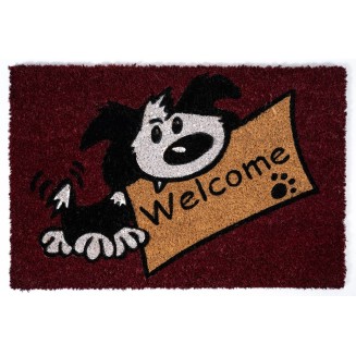 Πατάκι Εισόδου από Κοκοφοίνικα με Αντιολισθητικό Υπόστρωμα Ruco Print 414 Welcome Dog 40x60εκ Sdim