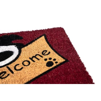 Πατάκι Εισόδου από Κοκοφοίνικα με Αντιολισθητικό Υπόστρωμα Ruco Print 414 Welcome Dog 40x60εκ Sdim